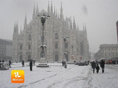 Meteo MILANO Oggi Pioggia Mista A Neve Sabato 5 Pioggia Domenica 6