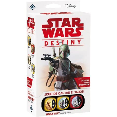 Jogo De Cartas Board Games Boardgames Star Wars Destiny Boba Fett