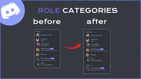 How To Create Role Categories In Discord YouTube