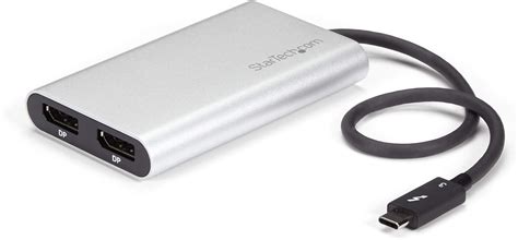 StarTech.com Thunderbolt 3 to Dual DisplayPort Adapter - 4K 60Hz - Mac ...