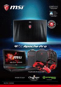 MSI Pg 1 Brochures From CEE Show 2016 Singapore On Tech Show Portal