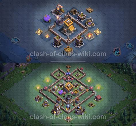 Meisterhütte Lvl 6 Anti 3 Sterne Base Link Layout Nachtdorf Coc Clash Of Clans 2023 Mh6