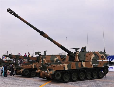 K Thunder South Korea S Advanced Mm Self Propelled Artillery