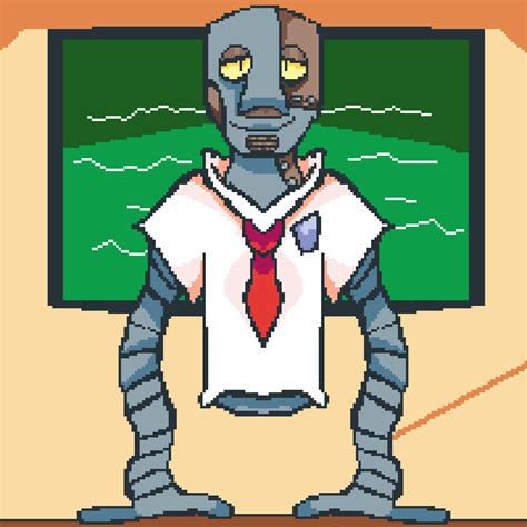 Pixilart Robot Teacher By Tehopthesad