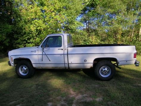 1975 Chevrolet Silverado 4x4 Camper Special 3 4 Ton 400 Motor Classic