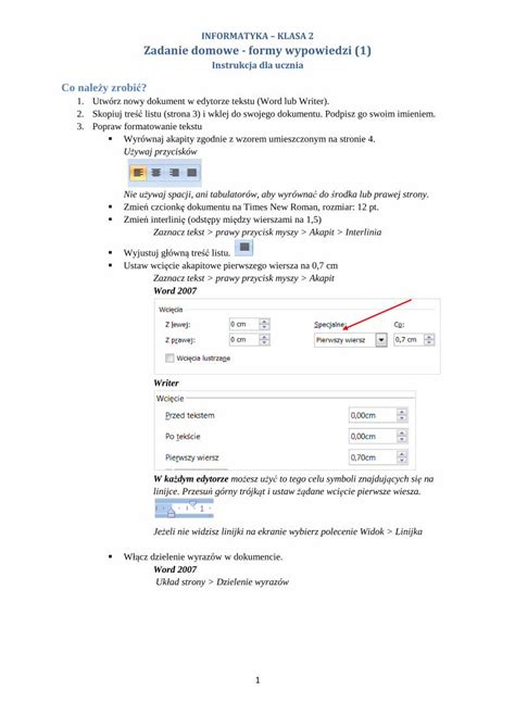 PDF KLASA 2 Zadanie Domowe Gimnazjumsulow Ehost Pl Zadanie Domowe