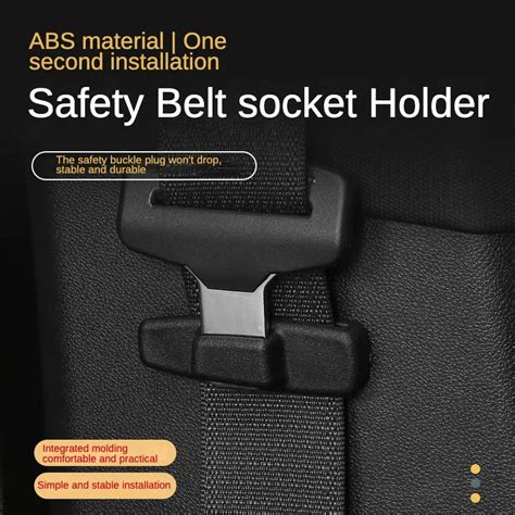 Pcs Universal Strong Car Safety Belt Protection Clip Plastic Seat Belt