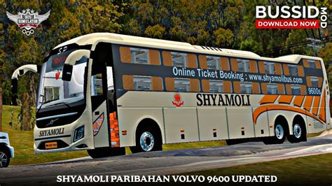 Shyamoli Paribahan Travels Livery For Updated Volvo 9600s B8r Sleeper