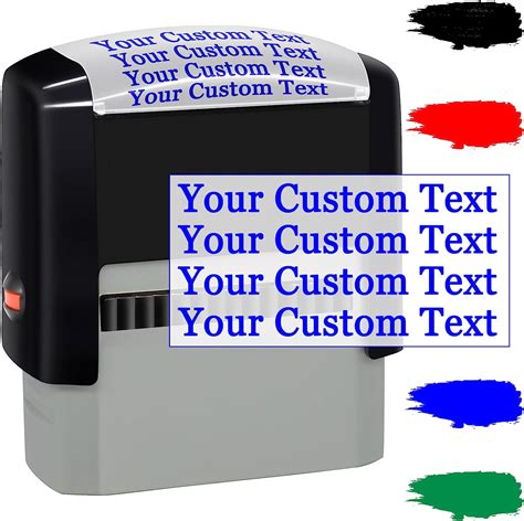 Personalised Stamps Custom Self Inking Stamp Customised Ink Stamper