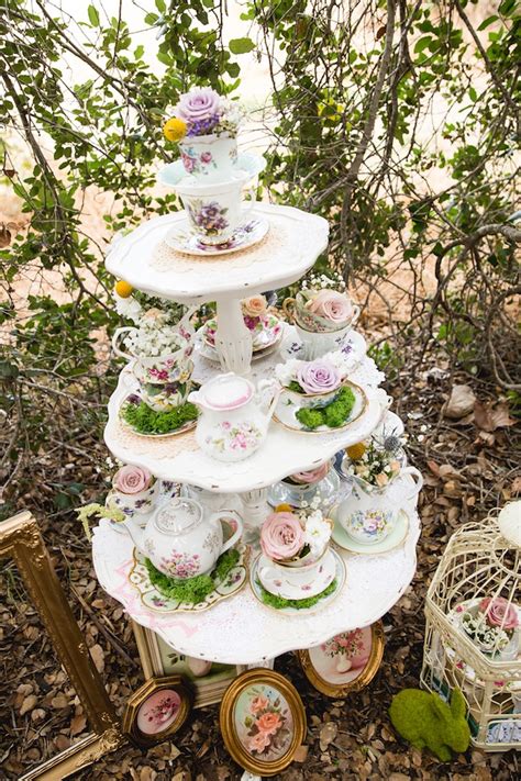 Kara's Party Ideas Vintage Tea Party | Kara's Party Ideas