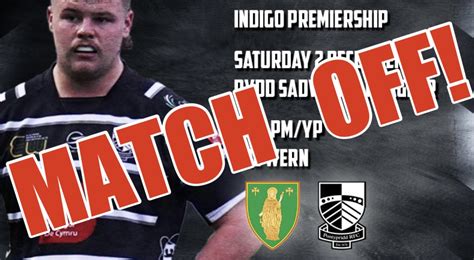 Merthyr V Pontypridd Match Off Pontypridd Rfc