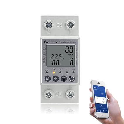 Ketotek Smart Compteur D Nergie Monophas Num Rique Compteur