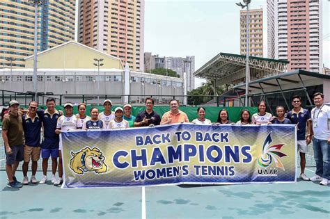 Uaap Tennis Nu Women Clinch Nd Straight Crown Abs Cbn News