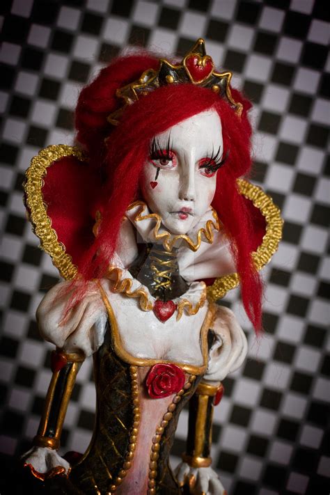 Queen Of Hearts Ooak Art Doll Sculpt By Cliodnafae27 On Deviantart