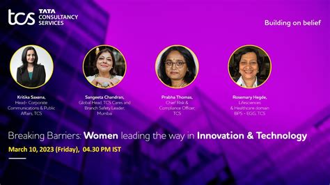 Breaking Barriers Women Leading The Way In Innovation And Technology Youtube