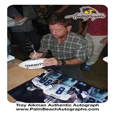 Troy Aikman – Palm Beach Autographs LLC