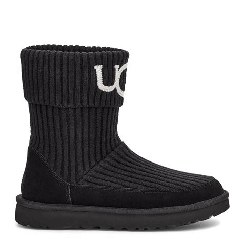 Black Classic Ugg Knit Boot Brandalley