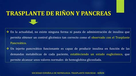 Trasplante Combinado Ri On Pancreas Ppt