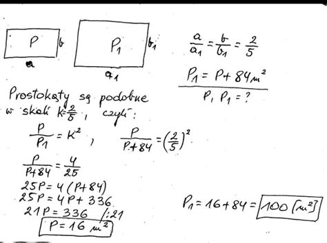 Stosunek długości odpowiadających sobie boków dwóch prostokątów jest