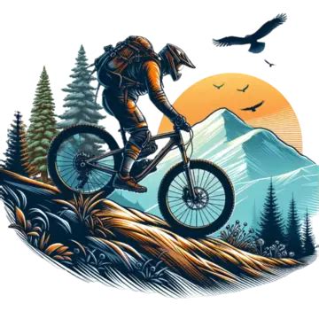 mountain bike art png transparent images   vector files