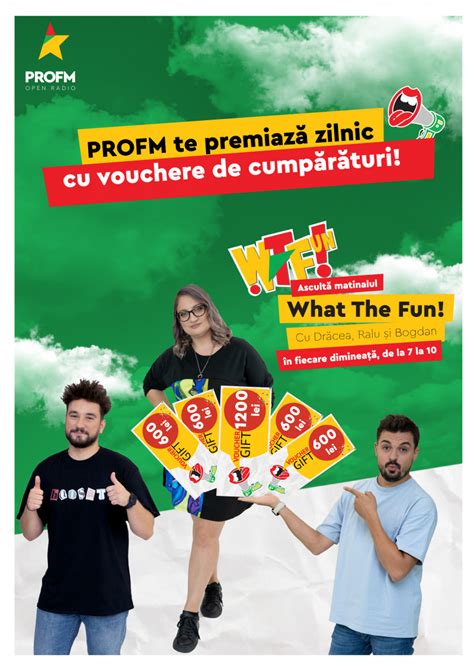 Câștig un voucher de cump r turi cu PROFM Concurs