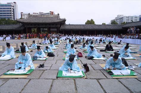 朝鲜时代科举再现活动照片 韩国 首尔景点 韩国旅游网 韩巢网