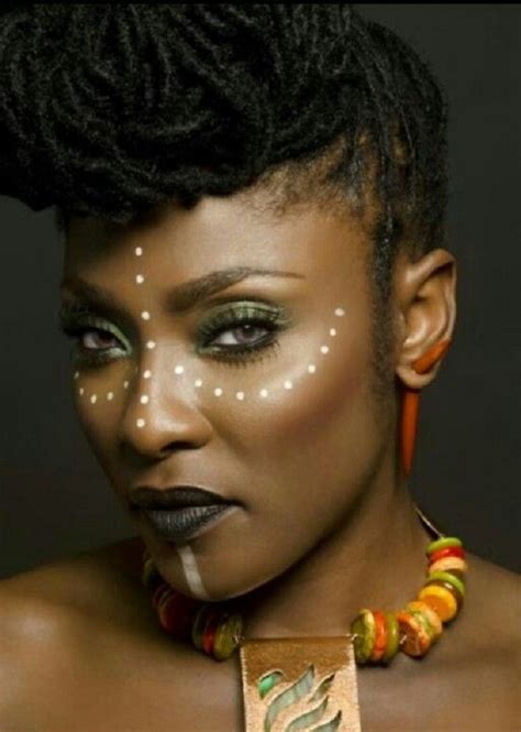 Traditional African Tribal Makeup Ideas