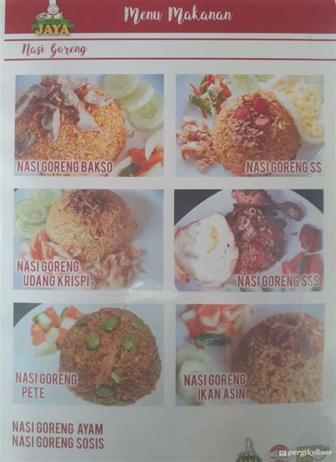 Selalu Diperbarui Menu Cafe Resto Jaya Medan Satria Bekasi