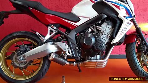 New Honda Cb F Escapamento Hurricane Evolution Youtube