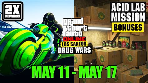 GTA ONLINE Weekly Update Acid Lab Sell Mission Bonuses Deadline Mode