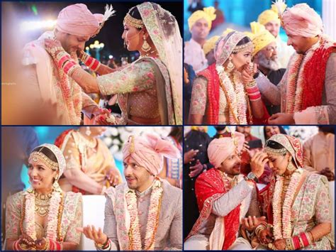 neeti mohan nihaar pandya wedding newlyweds share  unseen pics
