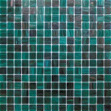 12x12 Bottle Green Glossy Glass Mosaic Tile Bottle Green Glass Tile