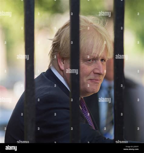 Government Minister Boris Johnson Attending No 10 Cabinet Meeting On 25