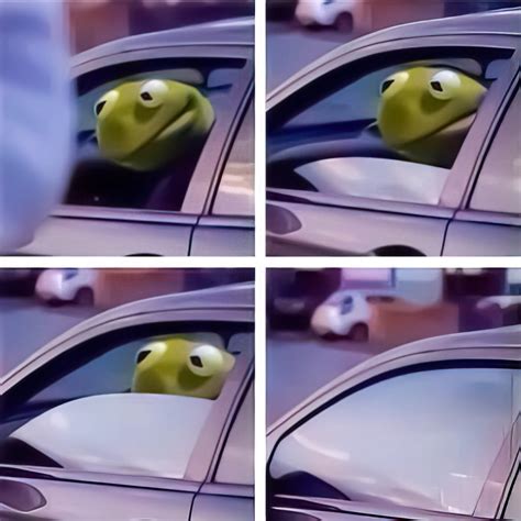 Kermit Rolling Up Window Blank Template Imgflip