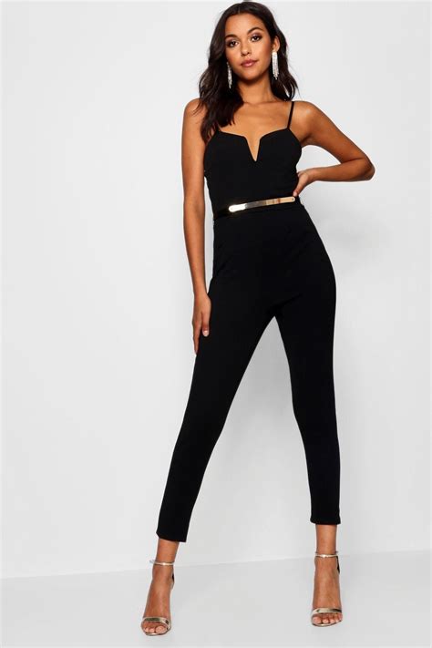 Click Here To Find Out About The Plunge Belted Jumpsuit From Boohoo Part Of Our Latest