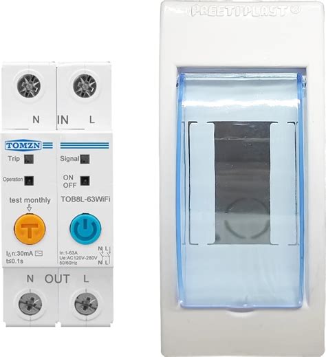 Amicismart Wifi Mcb Circuit Breaker Energy Meter With Over Voltage