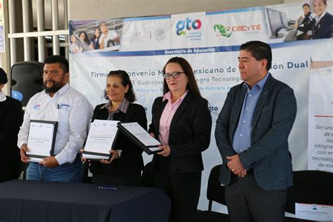 Firma de Convenio Modelo Mexicano de Formación Dual CECyTE Plantel