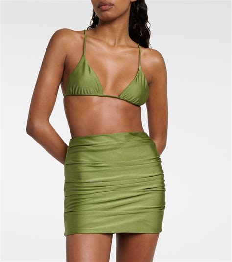 Via Bikini Top In Green Jade Swim Mytheresa