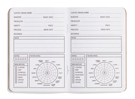 Coffee Tasting Journal 33 Books Co