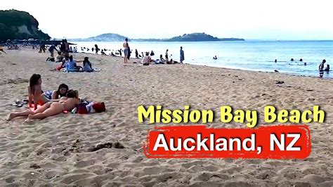 Mission Bay Beach Auckland New Zealand New Year 2019 Youtube