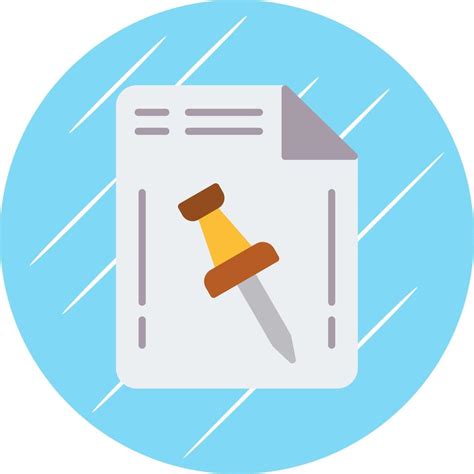 Document Flat Circle Icon Design 43871108 Vector Art At Vecteezy