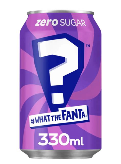 Fanta 4 Mystery Flavour Purple No Sugar Zero 24x330ml