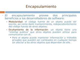 Encapsulamiento PPT