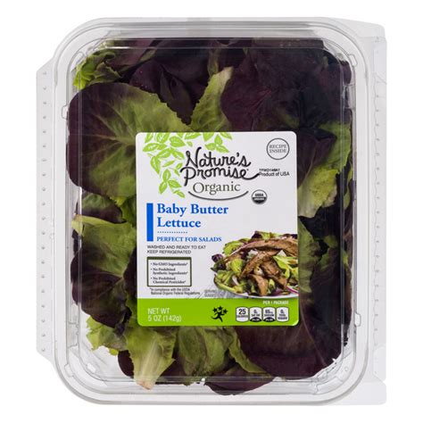 Save On Natures Promise Organic Baby Butter Lettuce Order Online