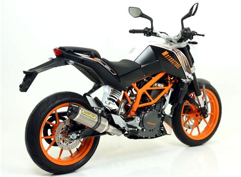 Terminale Omologato Arrow Thunder Titanio Fondello Carbonio Per Ktm