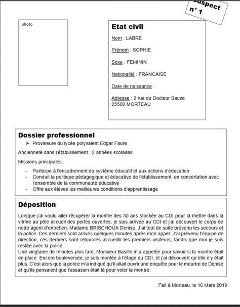 Sc Ne De Crime Au Cdi Prof Doc Site Des Document Listes De L