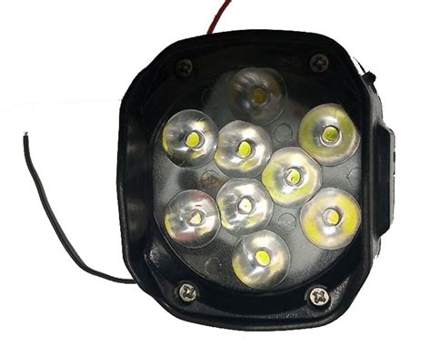 White ABS Plastic LED Fog Light For Commercial Outdoor Lights 6 Watt