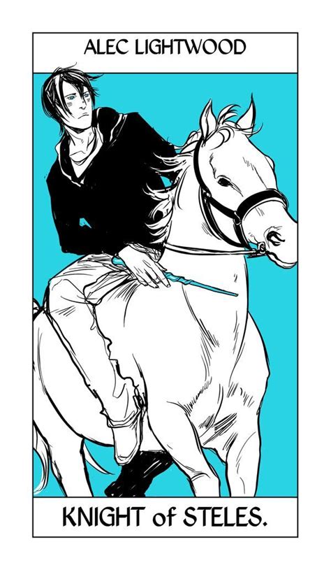 Shadowhunter Tarot Cards Alec Lightwood Art By Cassandra Jean