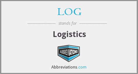 What Is The Abbreviation For Logistics