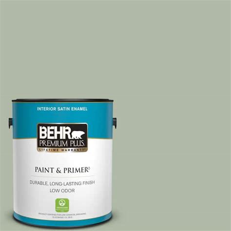 Behr Premium Plus Gal N Jojoba Satin Enamel Low Odor Interior